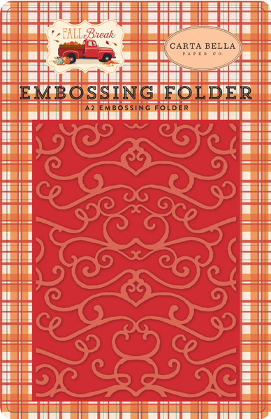 CBFA88032 Fall Flourish Embossing Folder