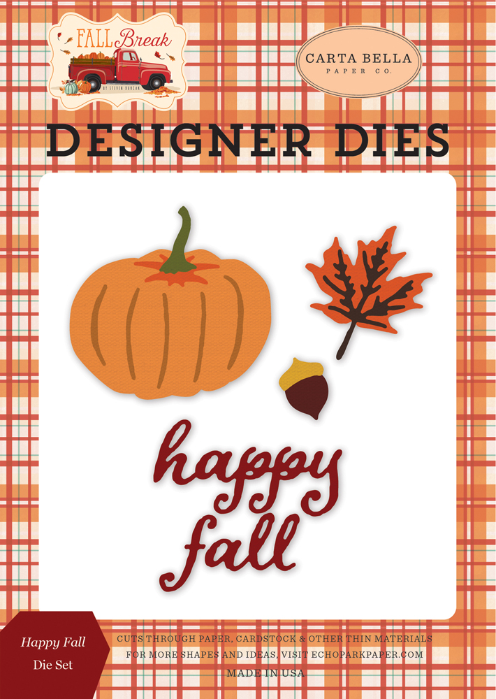 CBFA88040 Happy Fall Die Set M