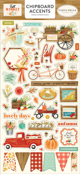 CBFAM105021 Fall Market 6x13 Chipboard Accents
