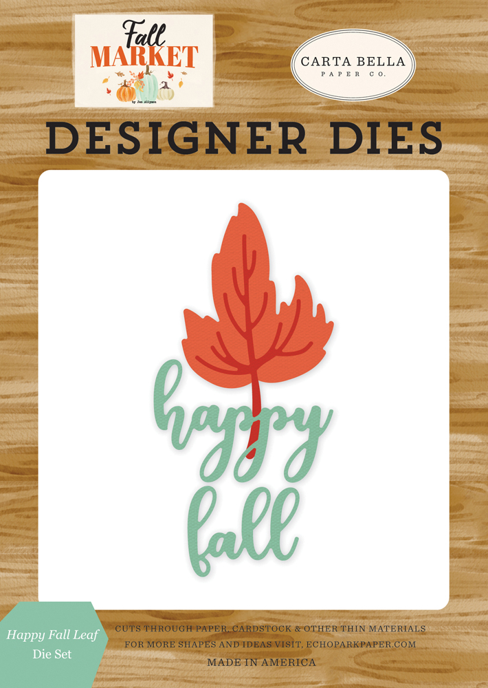 CBFAM105043 Happy Fall Leaf Die Set