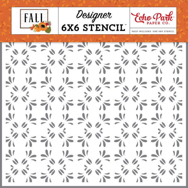 FAL251034 Fall Flourish Stencil