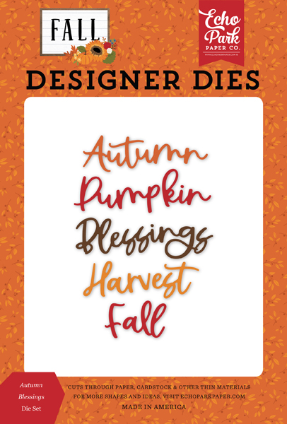 FAL251042 Autumn Blessings Die Set