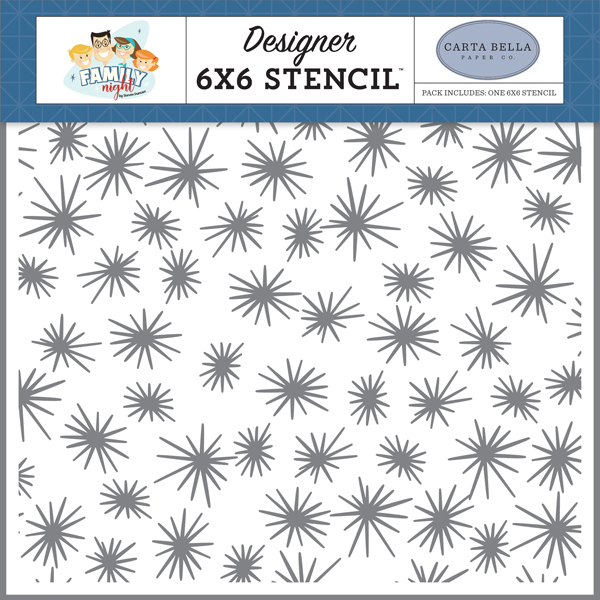 CBFN114033 Best Family Sparkle Stencil