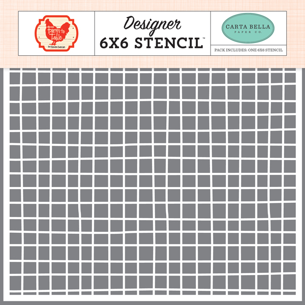CBFT127034 Farm Grid Stencil