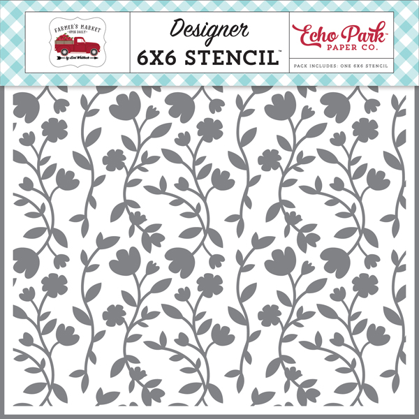 FM248033 Flower PIcking Stencil