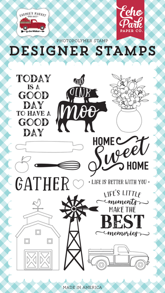 FM248040 Home Sweet Home Stamp Set