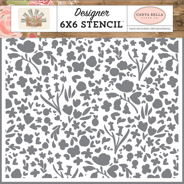 CBFAR113033 Garden Bloom Stencil