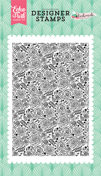 FA139043 Dainty Rose 4x6 Stamp