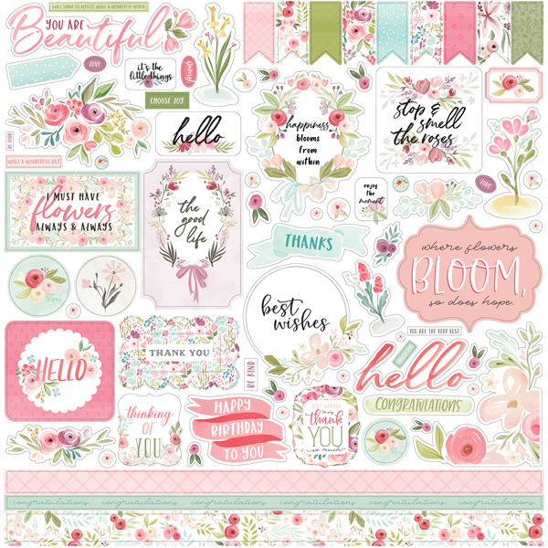CBF117014 Flora No 3 Element Sticker