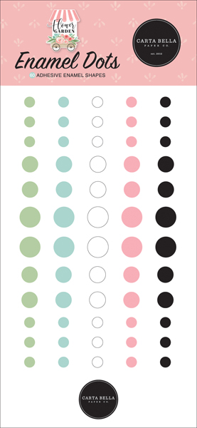 CBGA130028 Flower Garden Enamel Dots