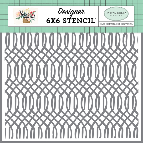 CBMK96035 Garden Geometric Stencil
