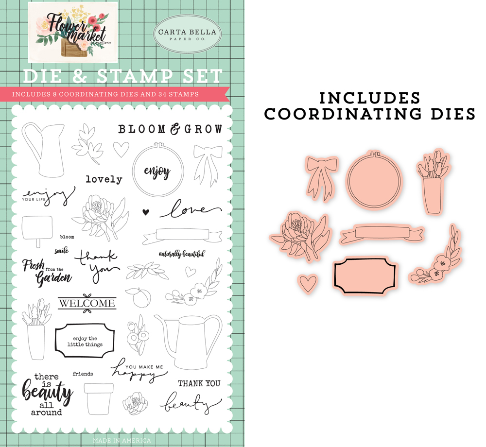 CBMK96044 Beauty All Around Die Stamp Set