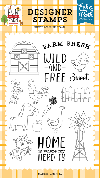 FF280046 Wild And Free Stamp Set
