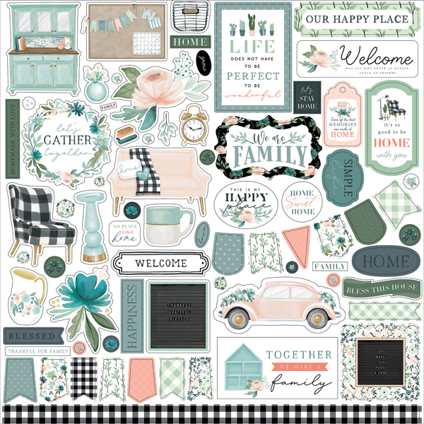 CBGH143014 Gather At Home Element Sticker