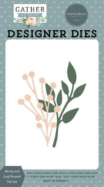 CBGH143041 Berry And Leaf Branch Die Set