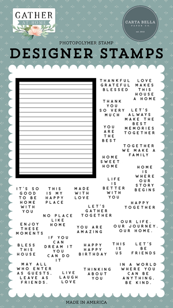 CBGH143043 Letterboard Phrases Stamp Set