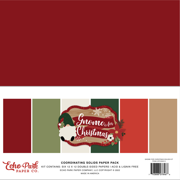 GFC290015 Gnome For Christmas Solids Kit
