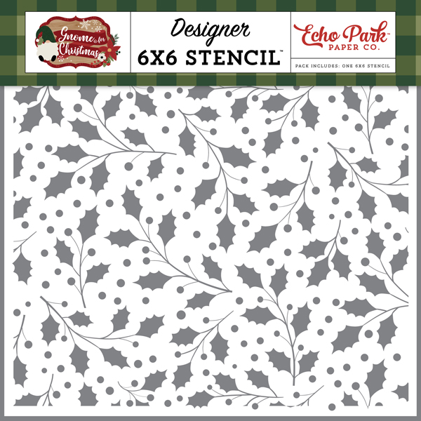 GFC290036 Holly Days Stencil