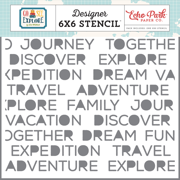 GSE127034 Dream Vacation Stencil