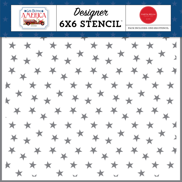 CBGBA136033 Star Spangled Stencil