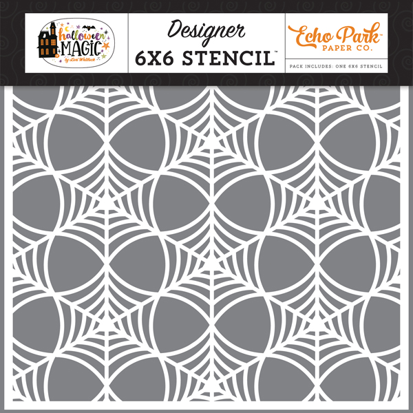 HMA249033 Spooky Spiderweb Stencil