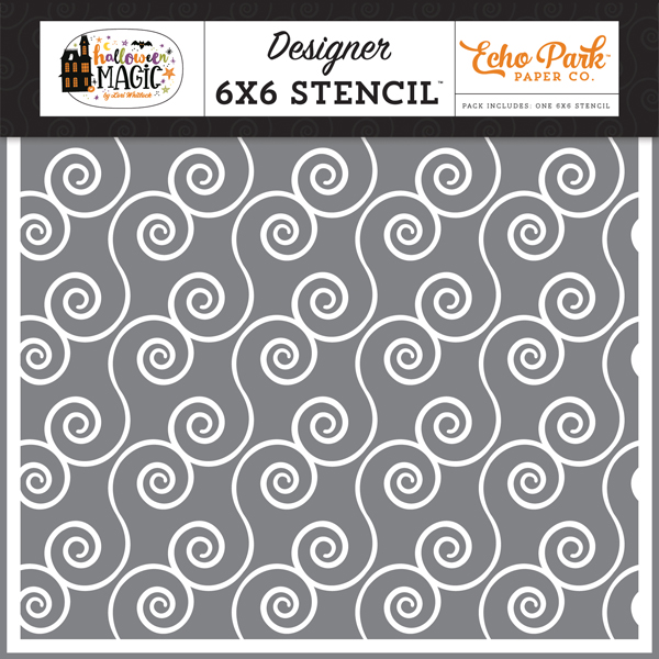HMA249034 Spell Swirl Stencil