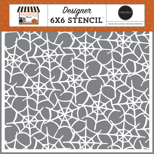 CBHM121035 Spooky Spider Web Stencil