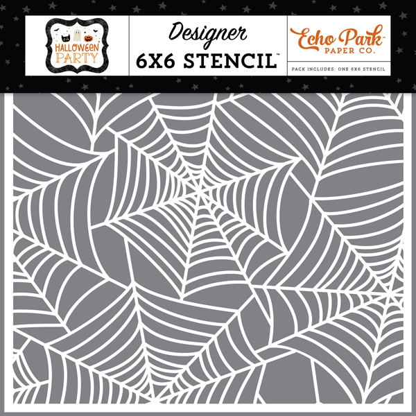 HP250033 Spinning Spiderweb Stencil