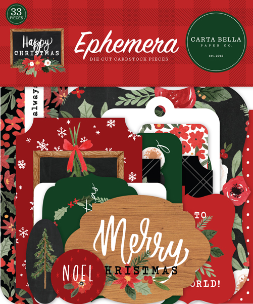 CBXM140024 Happy Christmas Ephemera