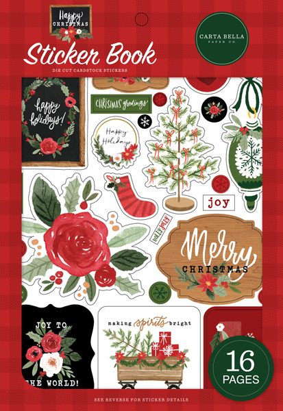 CBXM140029 Happy Christmas Sticker Book