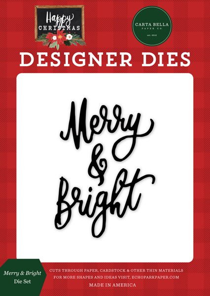 CBXM140042 Merry Bright Die Set