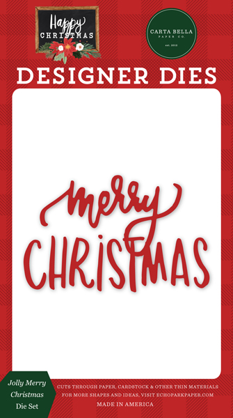 CBXM140043 Jolly Merry Christmas Die Set