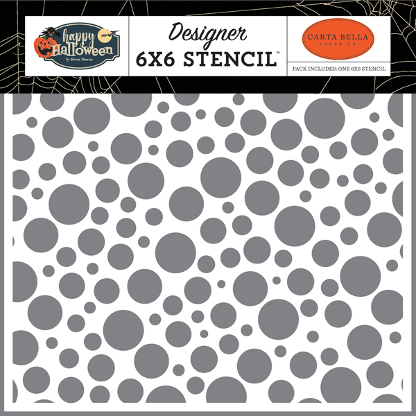 CBHAL104034 Cauldron Bubbles Stencil