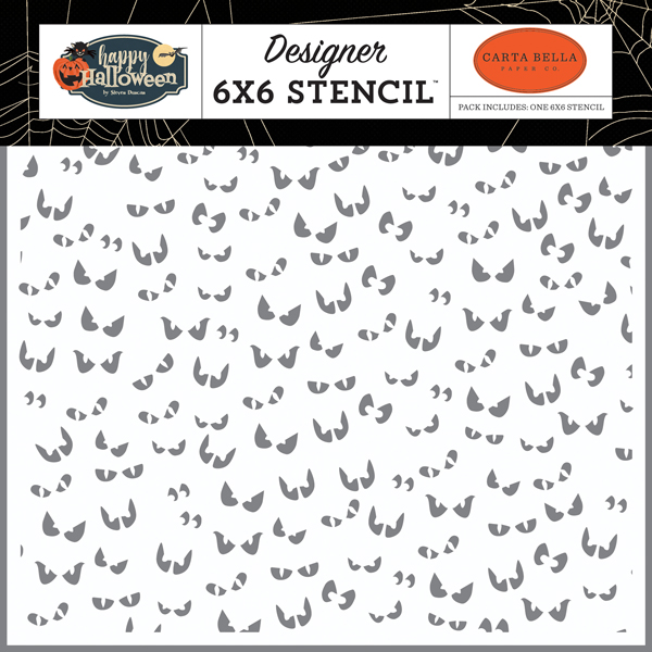 CBHAL104035 Spooky Eyes Stencil