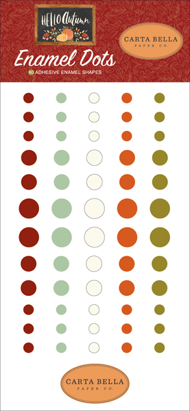 CBHEA122028 Hello Autumn Enamel Dots