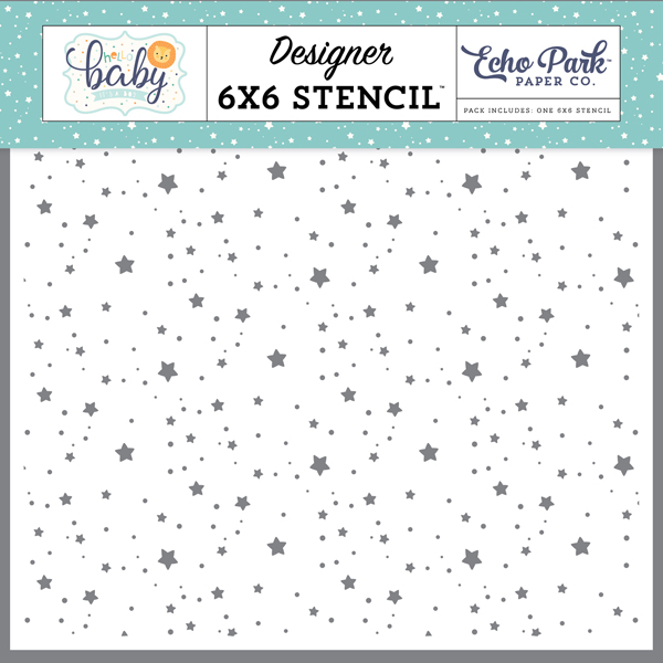 BB172033 Twinkling Stars Stencil