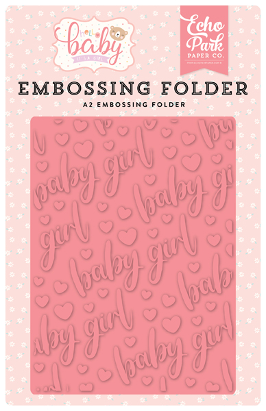 BG171031 Baby Girl Embossing Folder