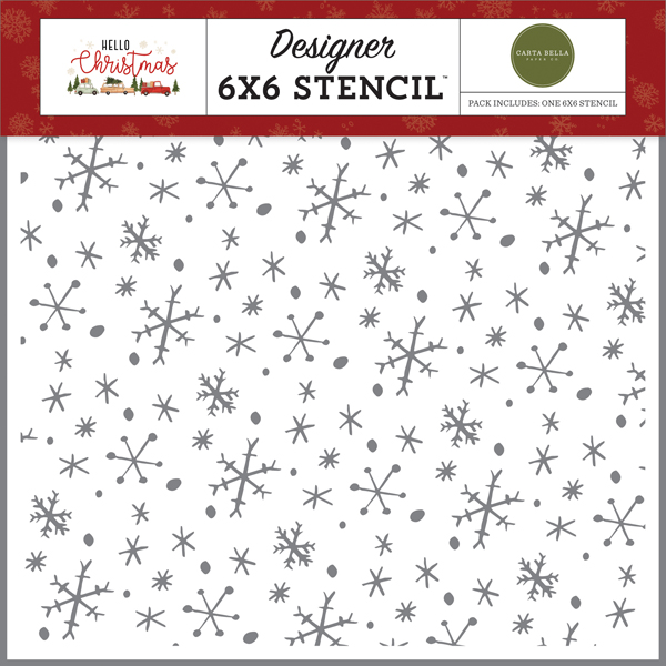 CBHC124035 Wonderland Snowflakes Stencil