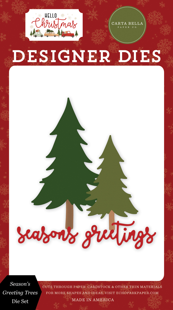 CBHC124042 Seasons Greetings Word Die Set