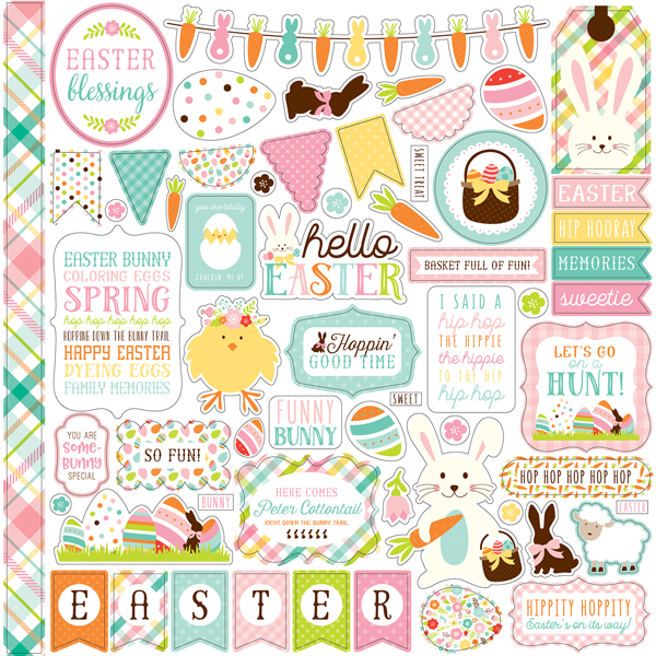 HEE145014 Hello Easter Element Stickers