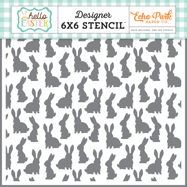 HEE145033 Chocolate Bunny Stencil