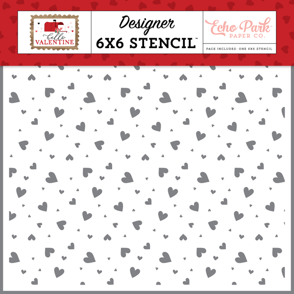 HV261034 Lots Of Love Stencil