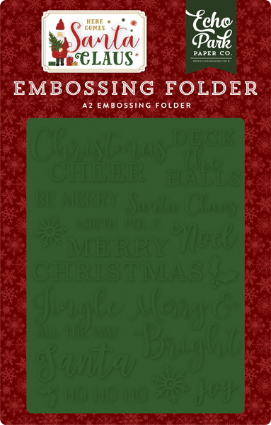 HCSC188031 Christmas Cheer Embossing Folder