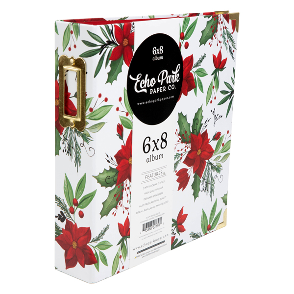 CBHFC139070 Christmas Poinsettia 6X8 Album