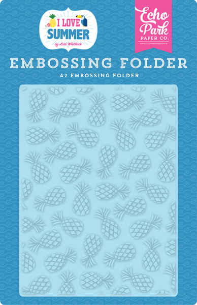 SU178032 Summer Pineapples Embossing Folder