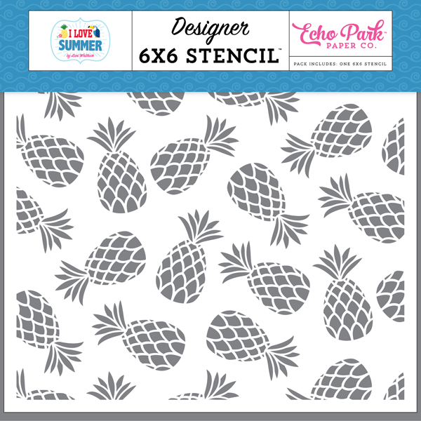 SU178033 Pineapple Paradise Stencil