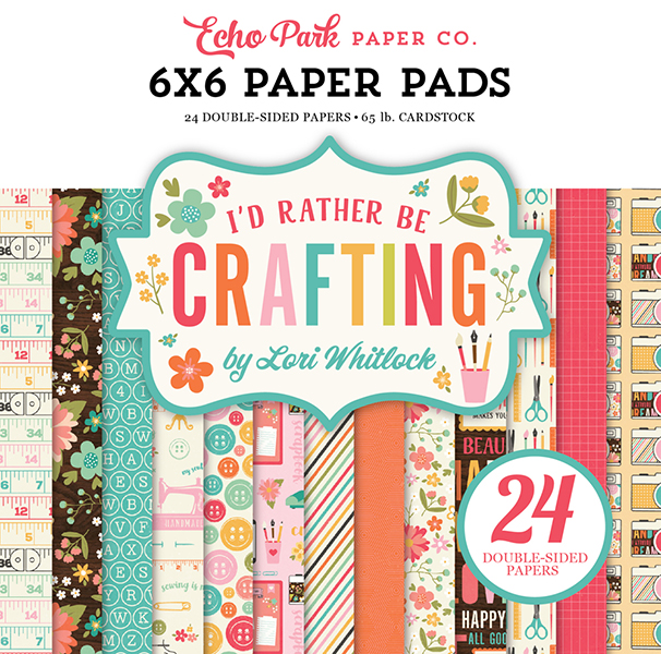 IBC138023 I'd Rather Be Crafting 6x6 Paper Pad