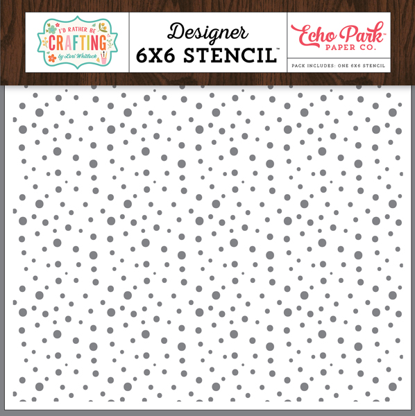 IBC138033 Delightful Bubbles Stencil