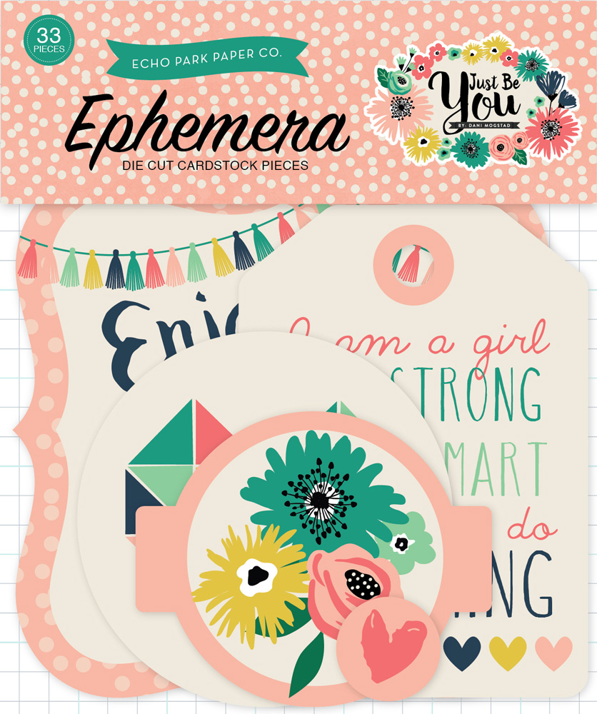 JBY119024 Just Be You Ephemera Pack Back