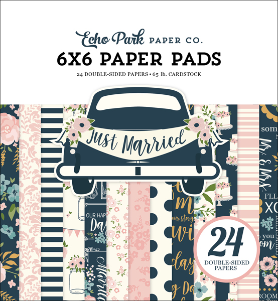 JM153023 Just Married Paper Pad Cover